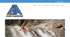 Desktop Screenshot of escapetoadventure.com